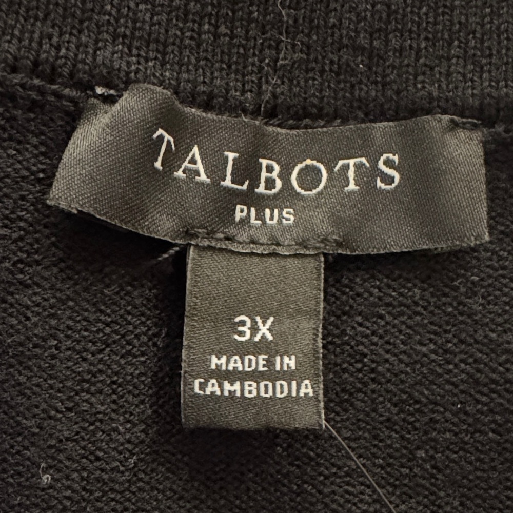 Talbots Classic Black Sleeveless Sweater - Picture 2 of 8
